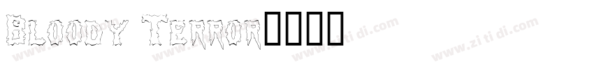 Bloody Terror字体转换